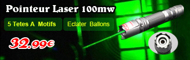 laser 100mw avec tetes a motifs