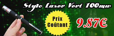 laser stylo 100mw le moins cher
