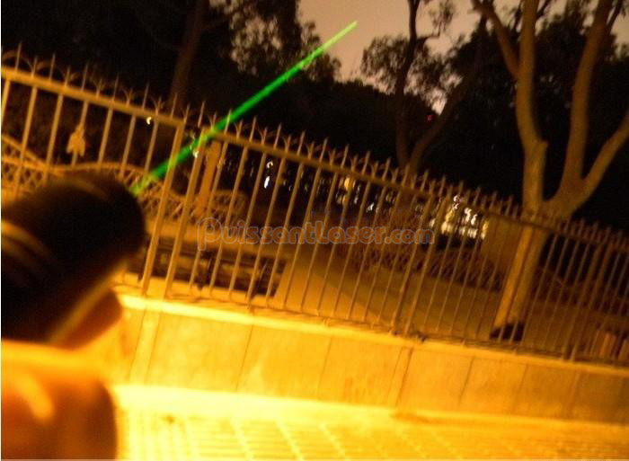 100mW Pointeur Laser Vert Etoile et Focalisation Reglable