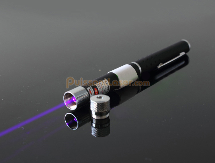 Vente 30mW Stylo Pointeur Laser Bleu Violet en Ligne