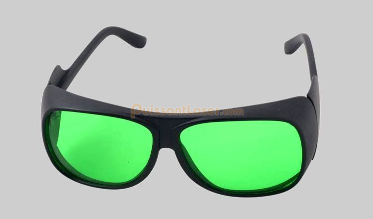 lunettes de protection laser vert professionnel(694nm)