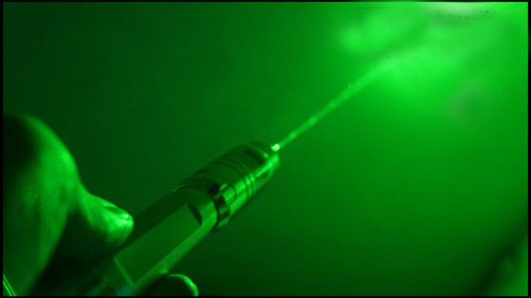 lampe de poche laser couleur 