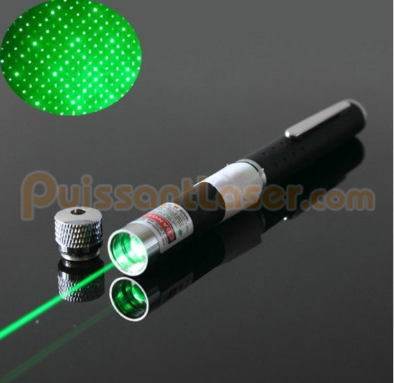 stylo laser vert 10mw multifaisceaux