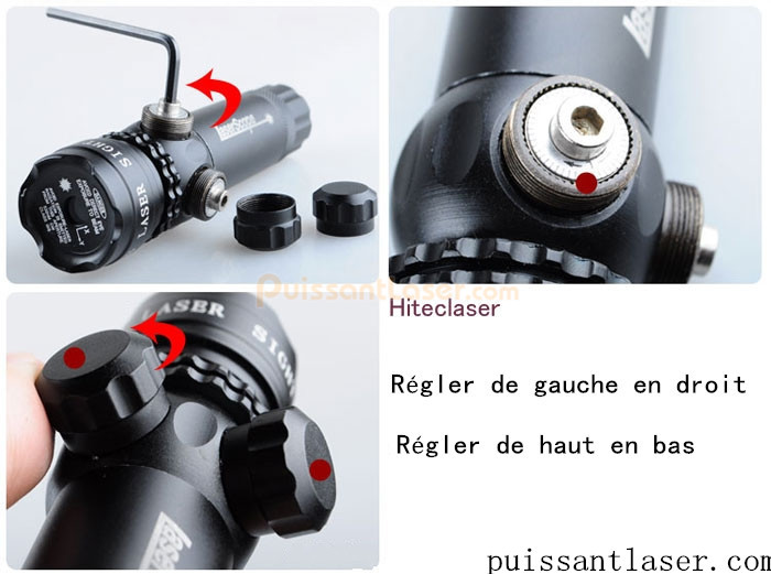 visée laser vert