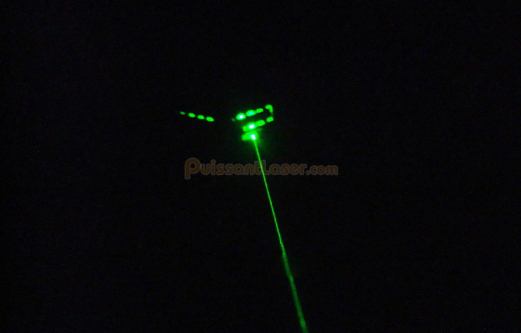 visée laser vert