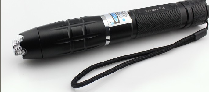 stylo laser bleu violet