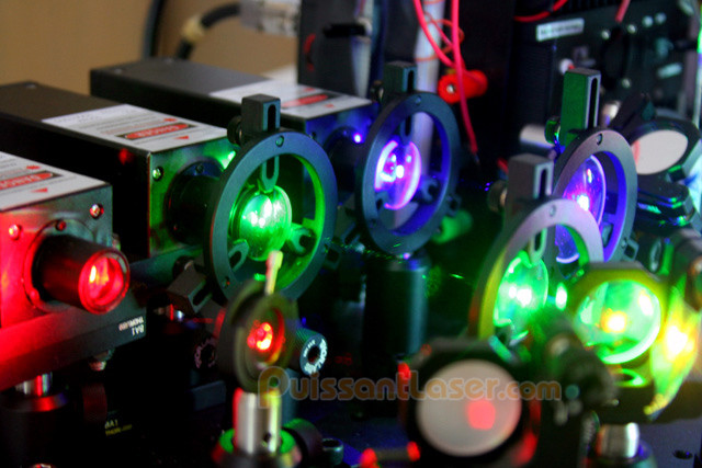 rayon laser ultra puissant