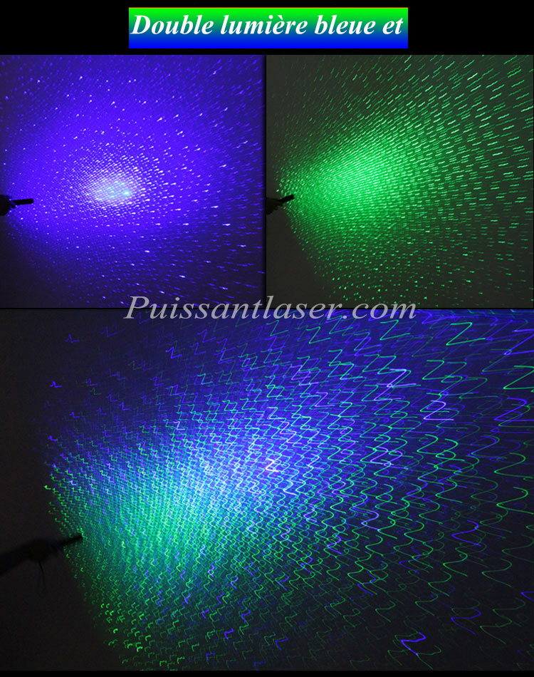vert bleu Lampe de poche