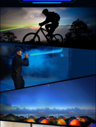 laser pour camping