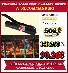 laser puissant 3w
